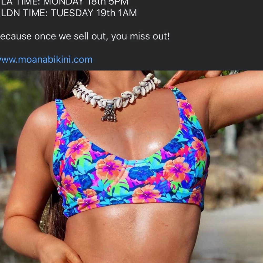 Moana Bikini Top